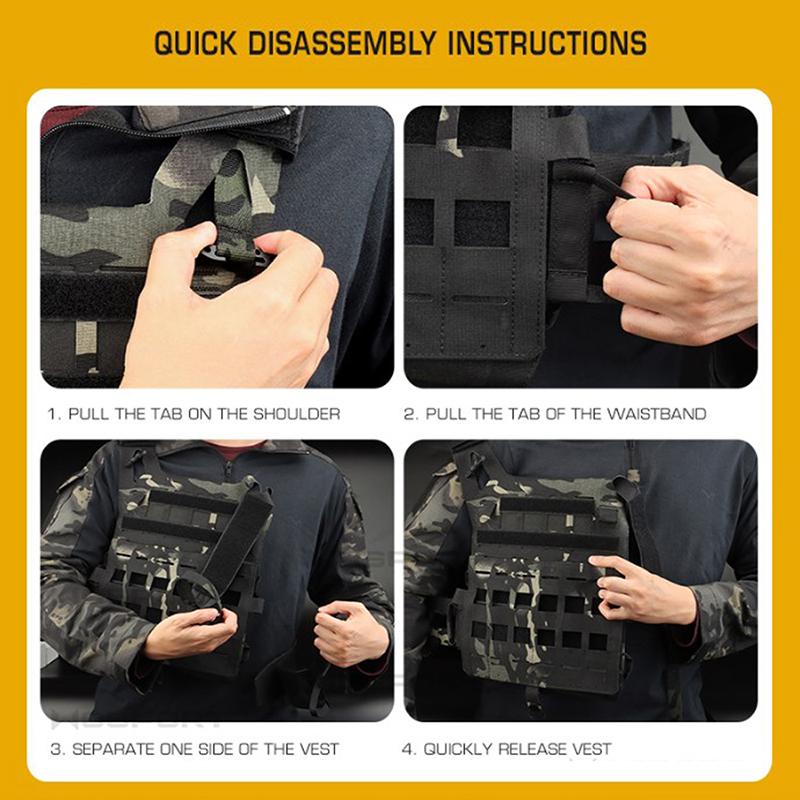 Molle System Tactical Combat Vest ១៤