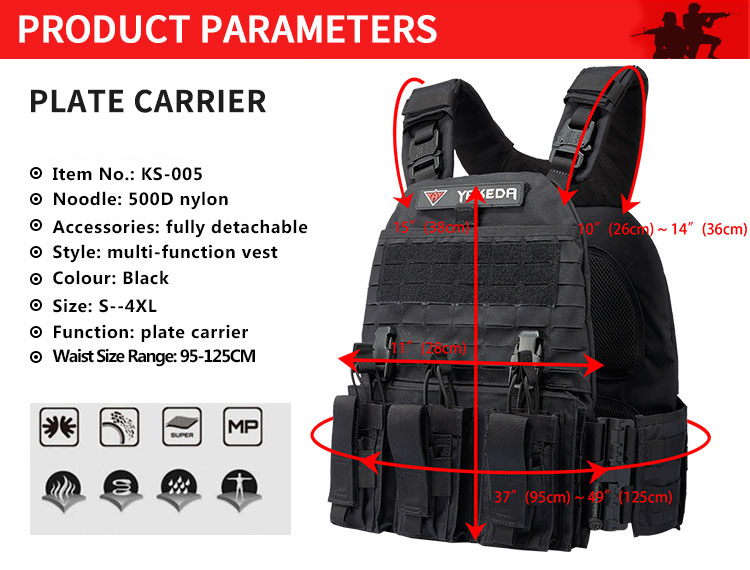 Nylon taktisk tallerkenholder (7)