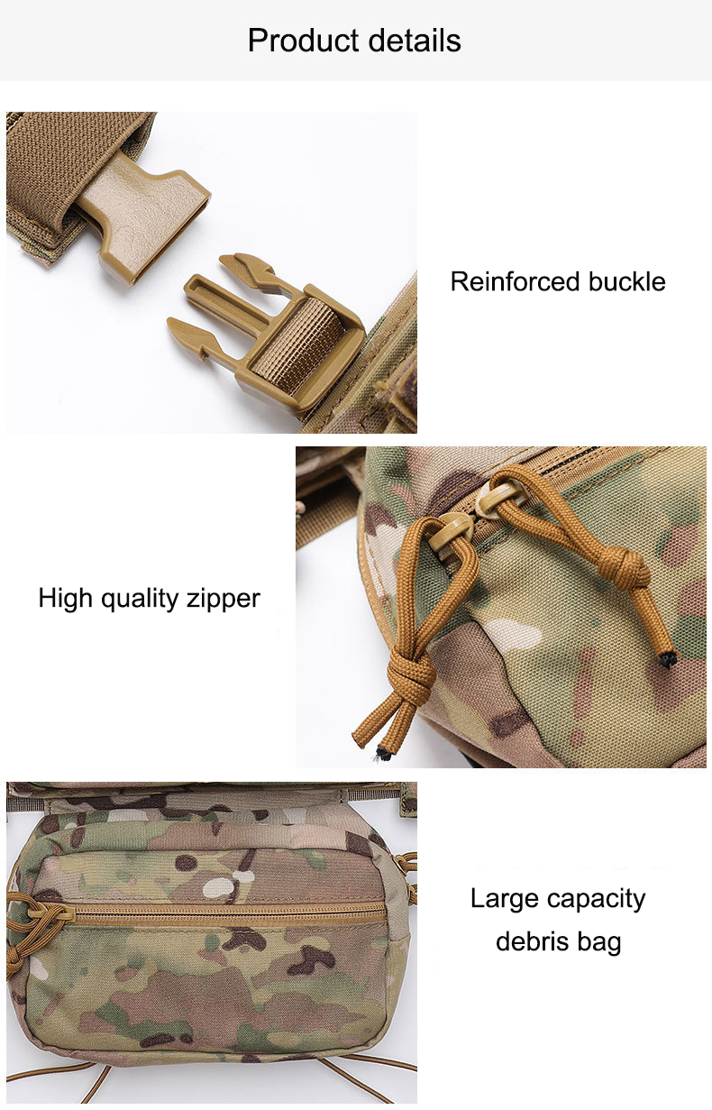 Tactical Chest Rig Pouch (၆)ခု၊