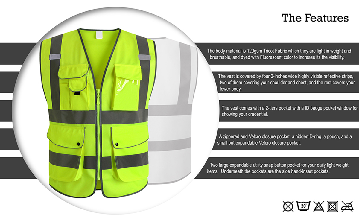 I-Tactical police reflective vest (1)
