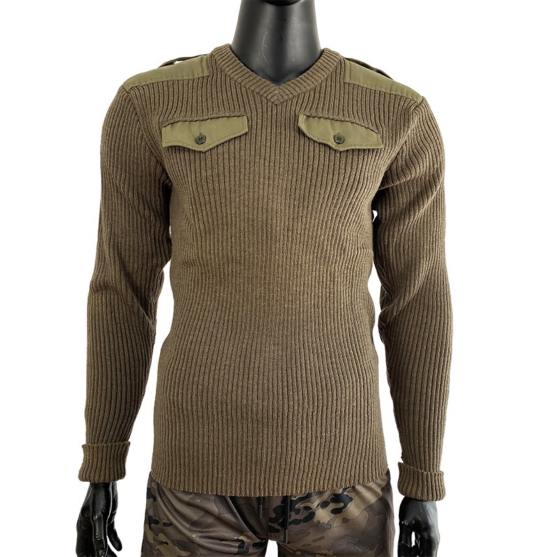 Khaki taktikai pulóver (6)