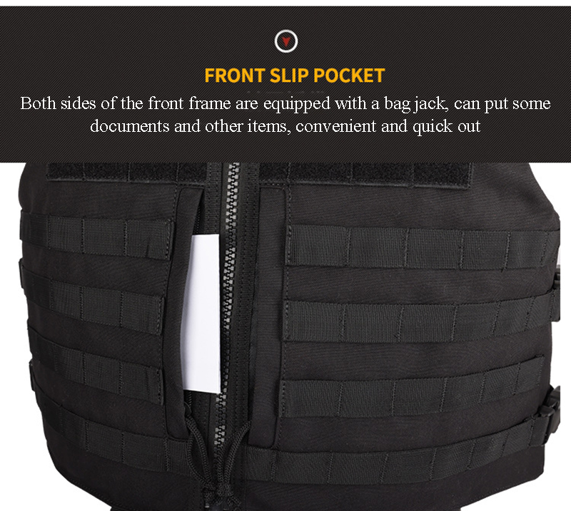 Black 1000D Tactical Vest (12)