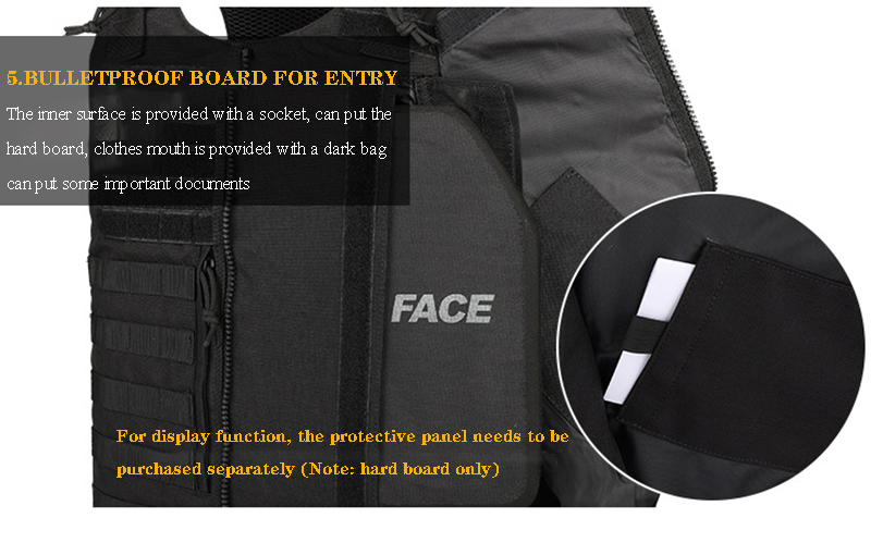 Black 1000D Tactical Vest (6)