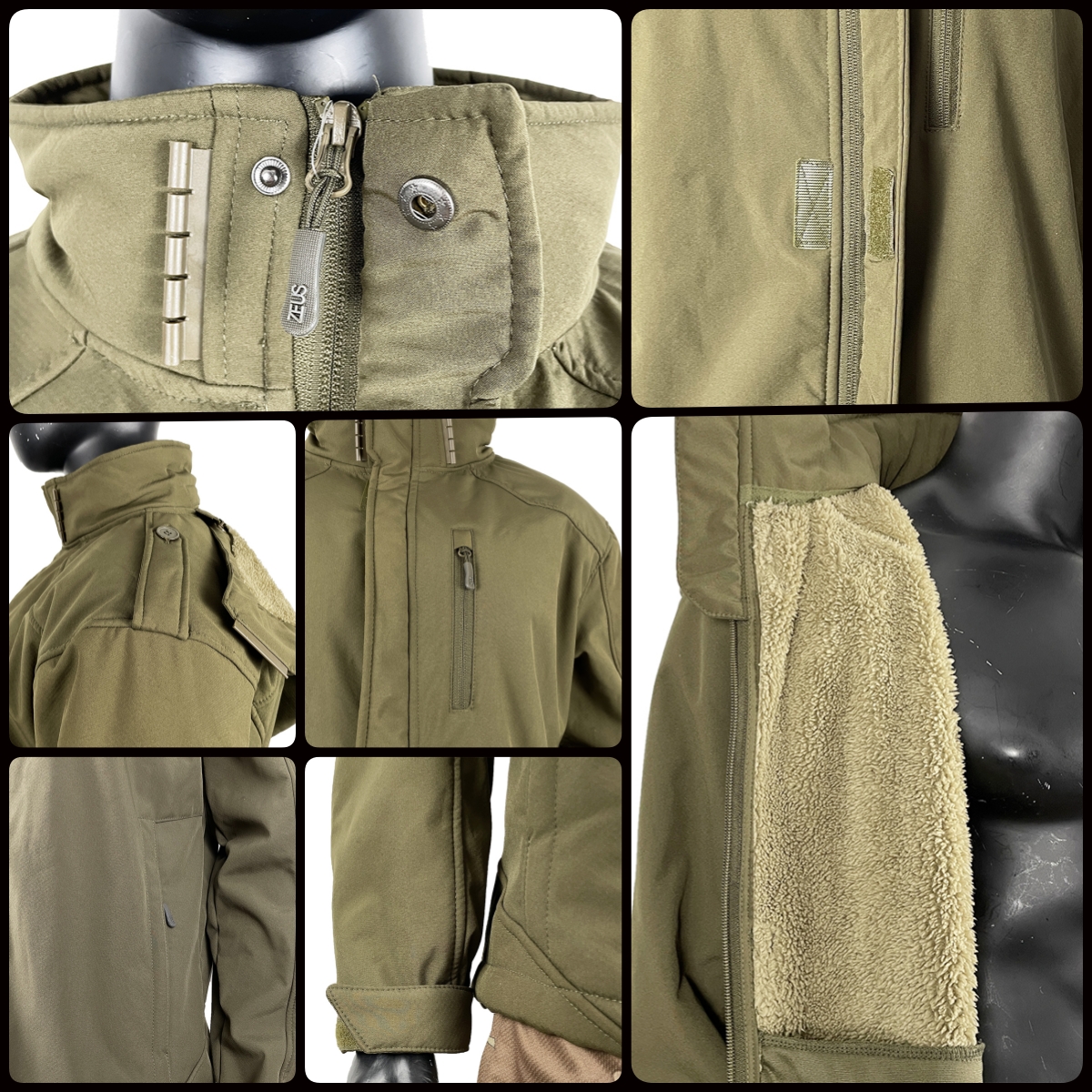 Fleece Softshell Jacket Details