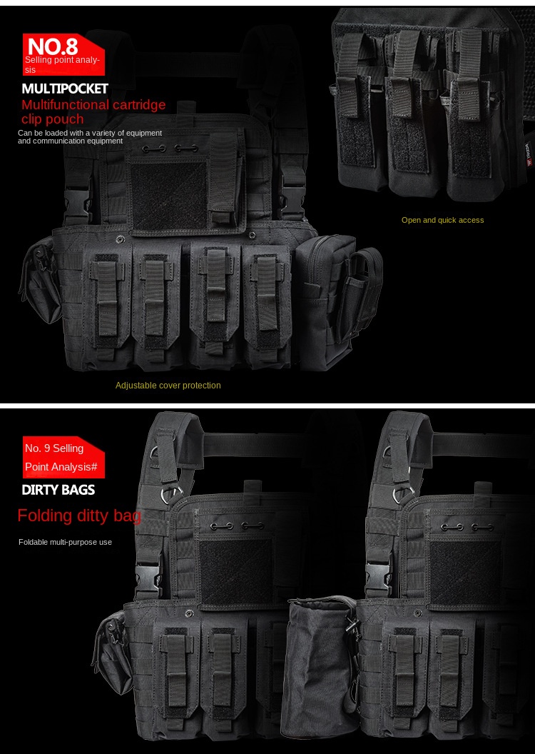 Military Tactical Combat Vest (9)