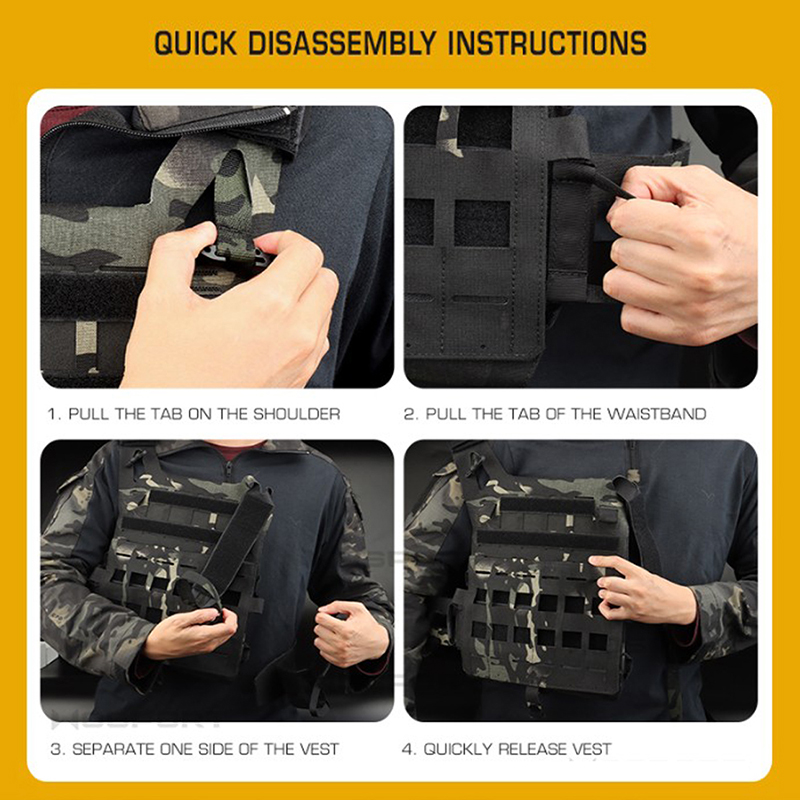 Molle System Tactical Combat Vest 14