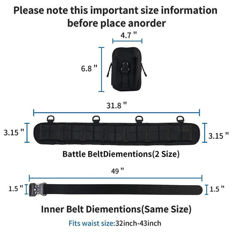 Tactical Molle Belt3