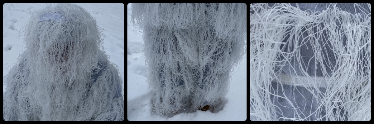 White Ghillie Suit